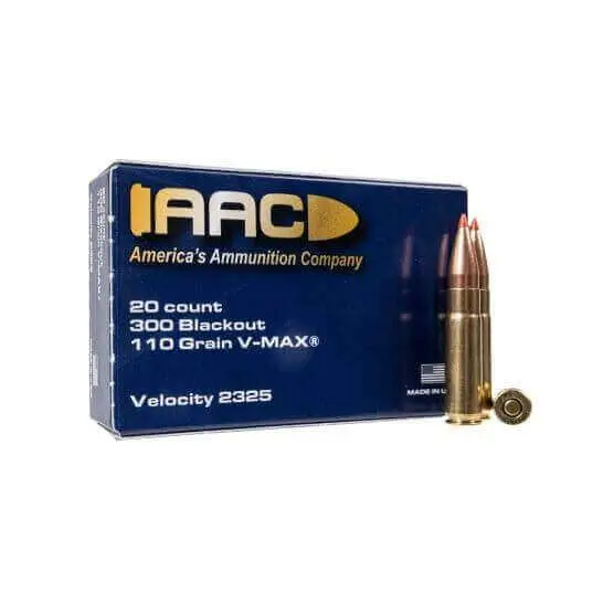 AAC 300 Blackout Ammo 110 Grain V-Max 600rd Bundle