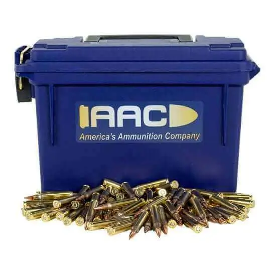 AAC 5.56 NATO 75 Grain BTHP Match 500rd Ammo Can With Capital Cartridge Headstamp