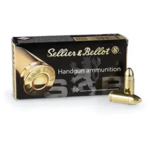 Sellier & Bellot Defense 9mm, 124gr, Jacketed Hollow Point, 50rd Box