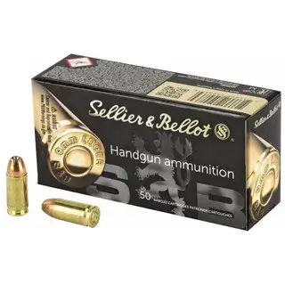Sellier & Bellot 9mm, 115gr, Full Metal Jacket, 100rd Box