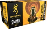 Browning Training & Practice Value Pack 9mm 115g,r Full Metal Jacket