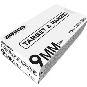 Ammo Inc 9mm, 115gr, Full Metal Jacket, 50rd Box