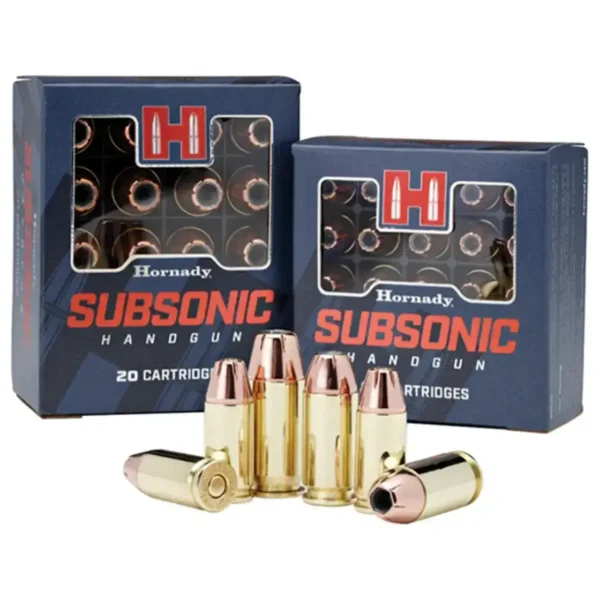 Hornady Subsonic 9mm 147gr, XTP Subsonic, 100rd Box