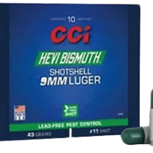 CCI Pest Control HEVI-Bismuth 9mm, 53gr, 10rd Box