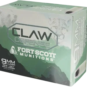 Fort Scott Munitions Claw Defense 9mm 115gr, 100rd Box