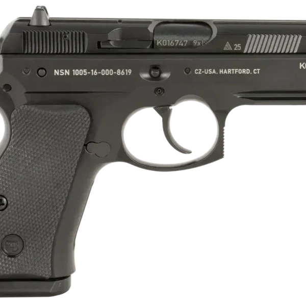 CZ P-01 50th Anniversary 9mm 10rd, 3.75" Black Steel Barrel, Black Steel Serrated Slide, Black Beavertail, Black Rubber Grip