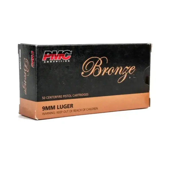 PMC Bronze Target 9mm 115gr, FMJ, 100rd Box