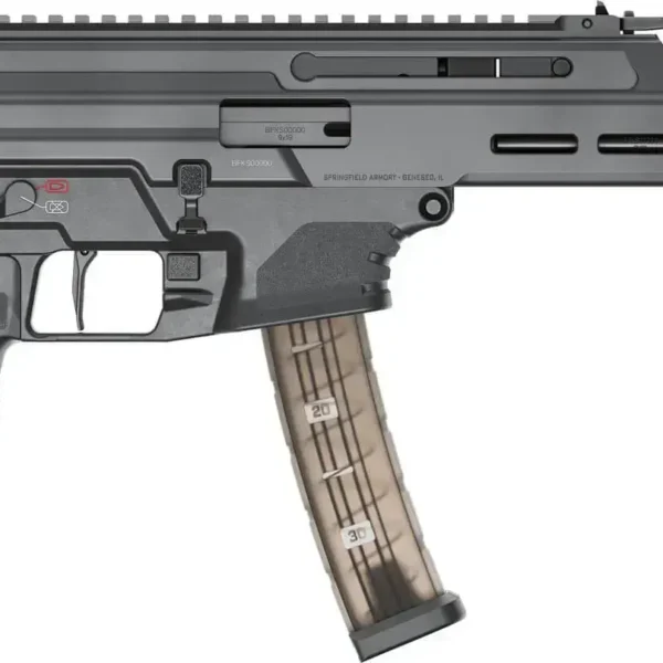 Springfield Kuna 9mm, 6.125" Barrel, M-LOK Handguard, Black, No Brace, 30rd